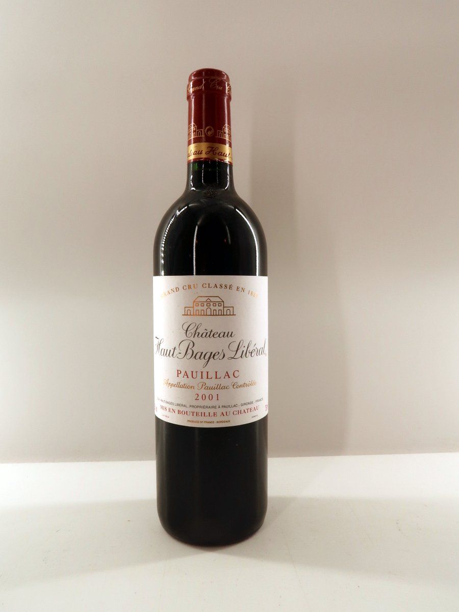 2001 Chateau Haut Bages Liberal 5eme Cru Pauillac