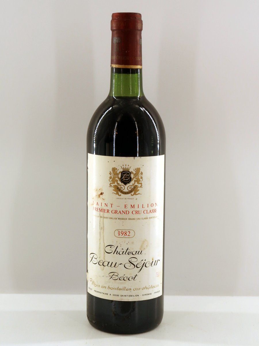 1982 Chateau Beau Sejour Becot 1er Grand Cru St. Emilion