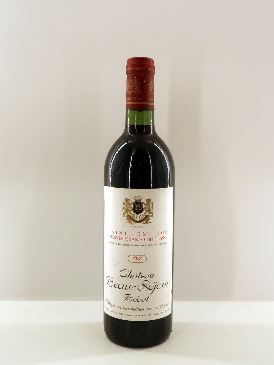 1983 Chateau Beau Sejour Becot 1er Grand Cru St. Emilion
