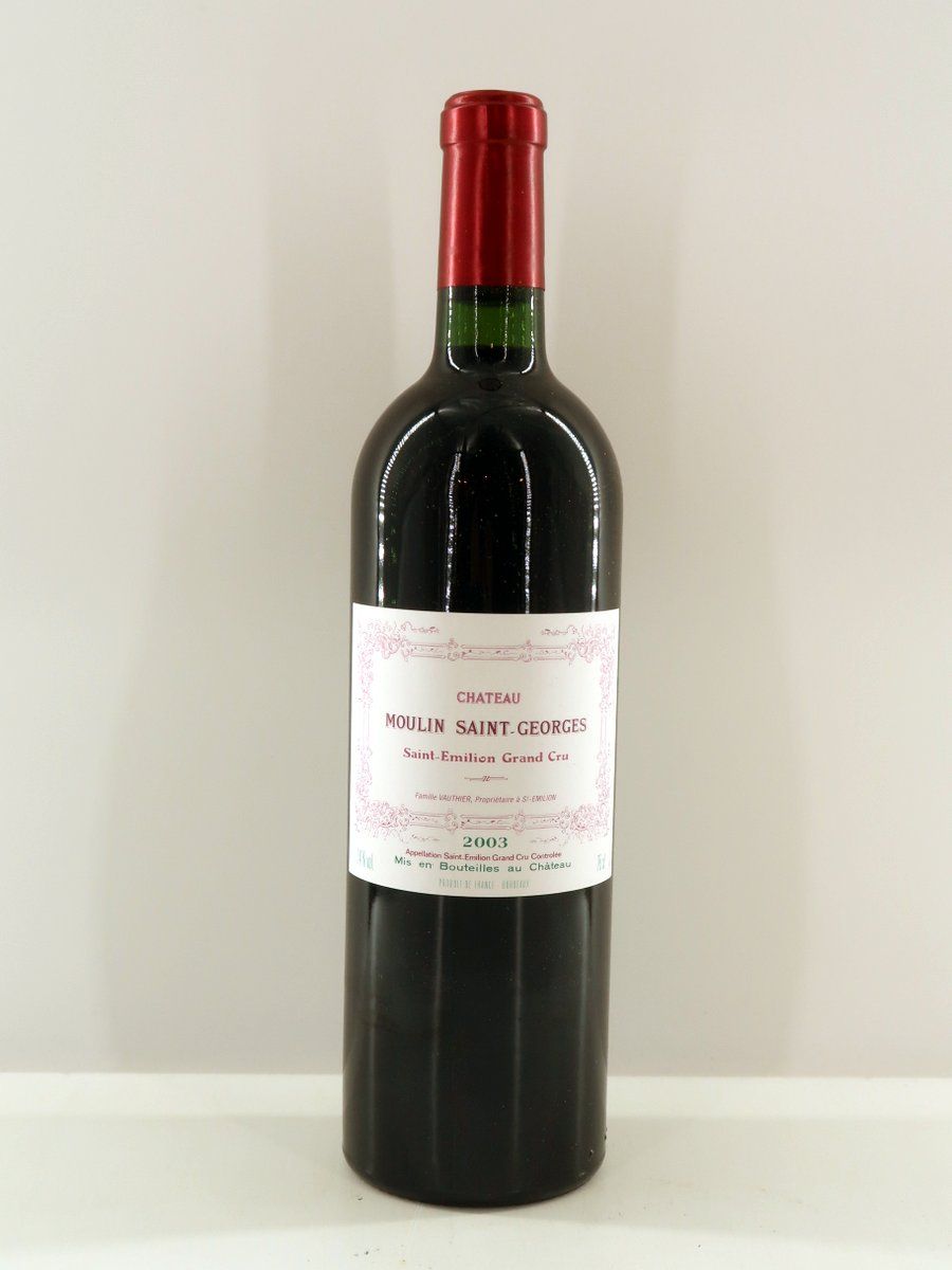 2003 Chateau Moulin Saint Georges St. Emilion