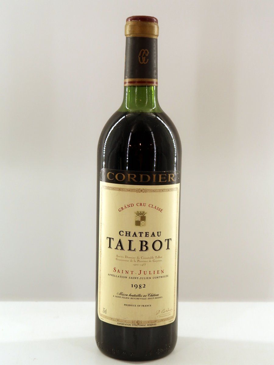 1982 Chateau Talbot St. Julien