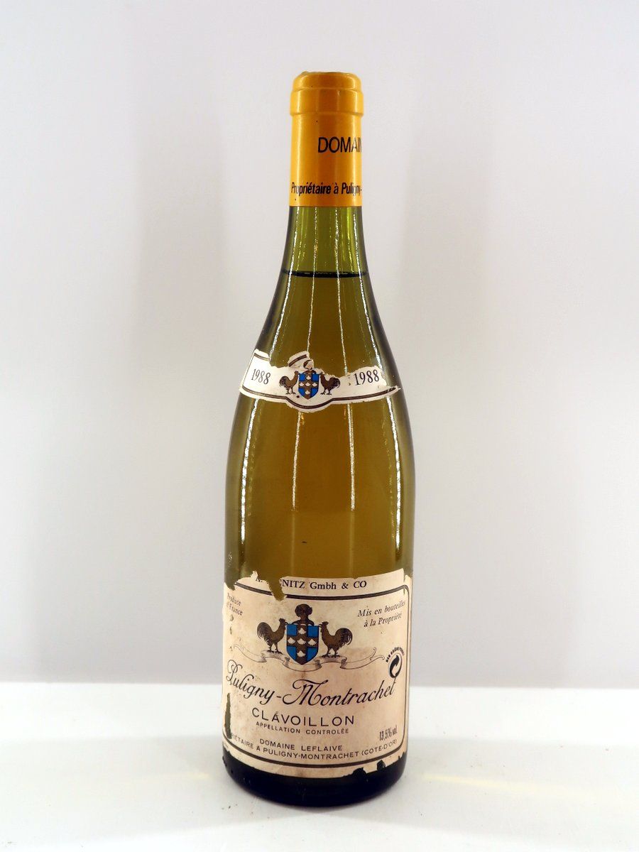 1988 Puligny Montrachet Clavoillon 1er Cru Leflaive