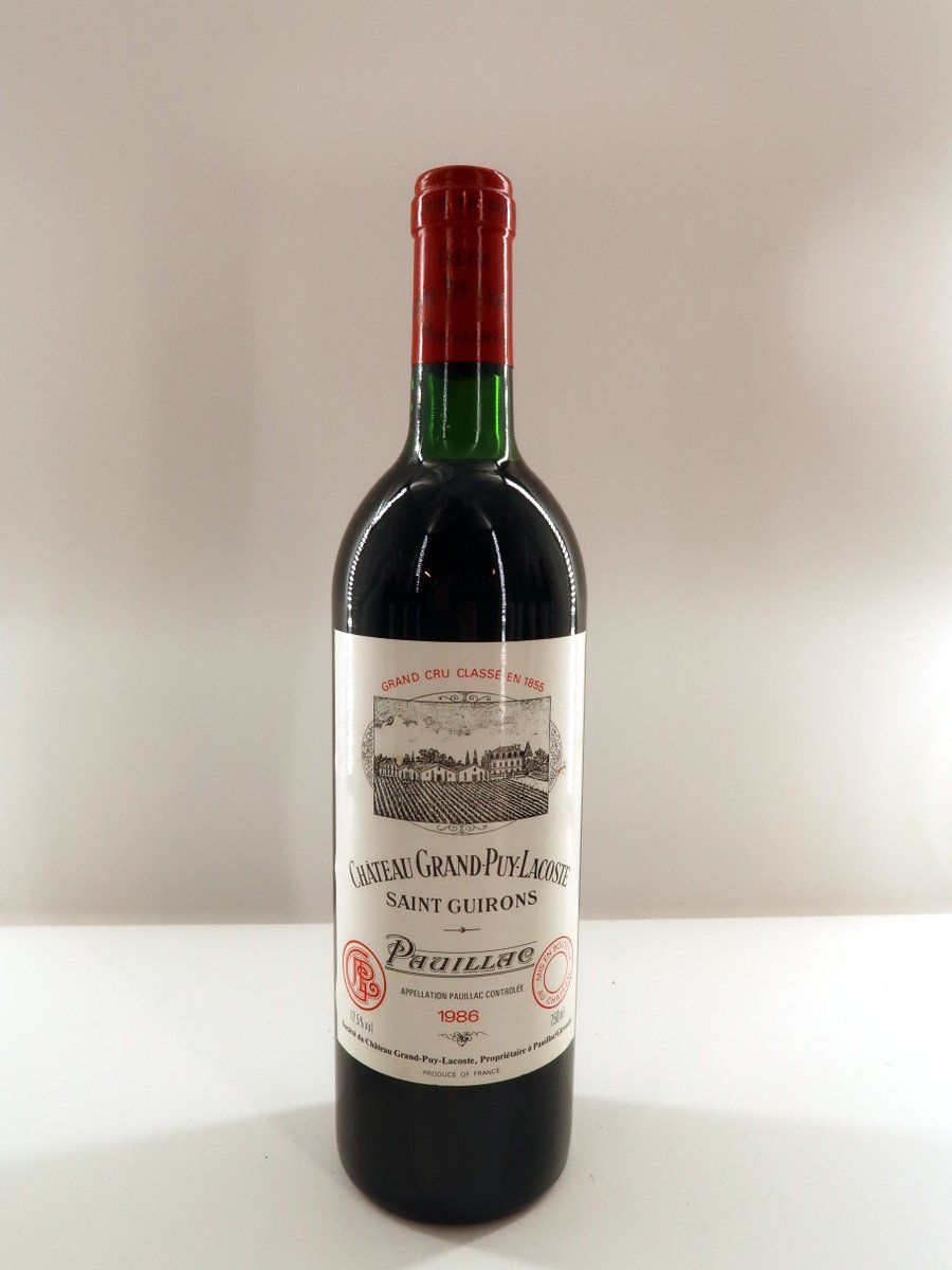 1986 Chateau Grand Puy Lacoste 5eme Cru Pauillac