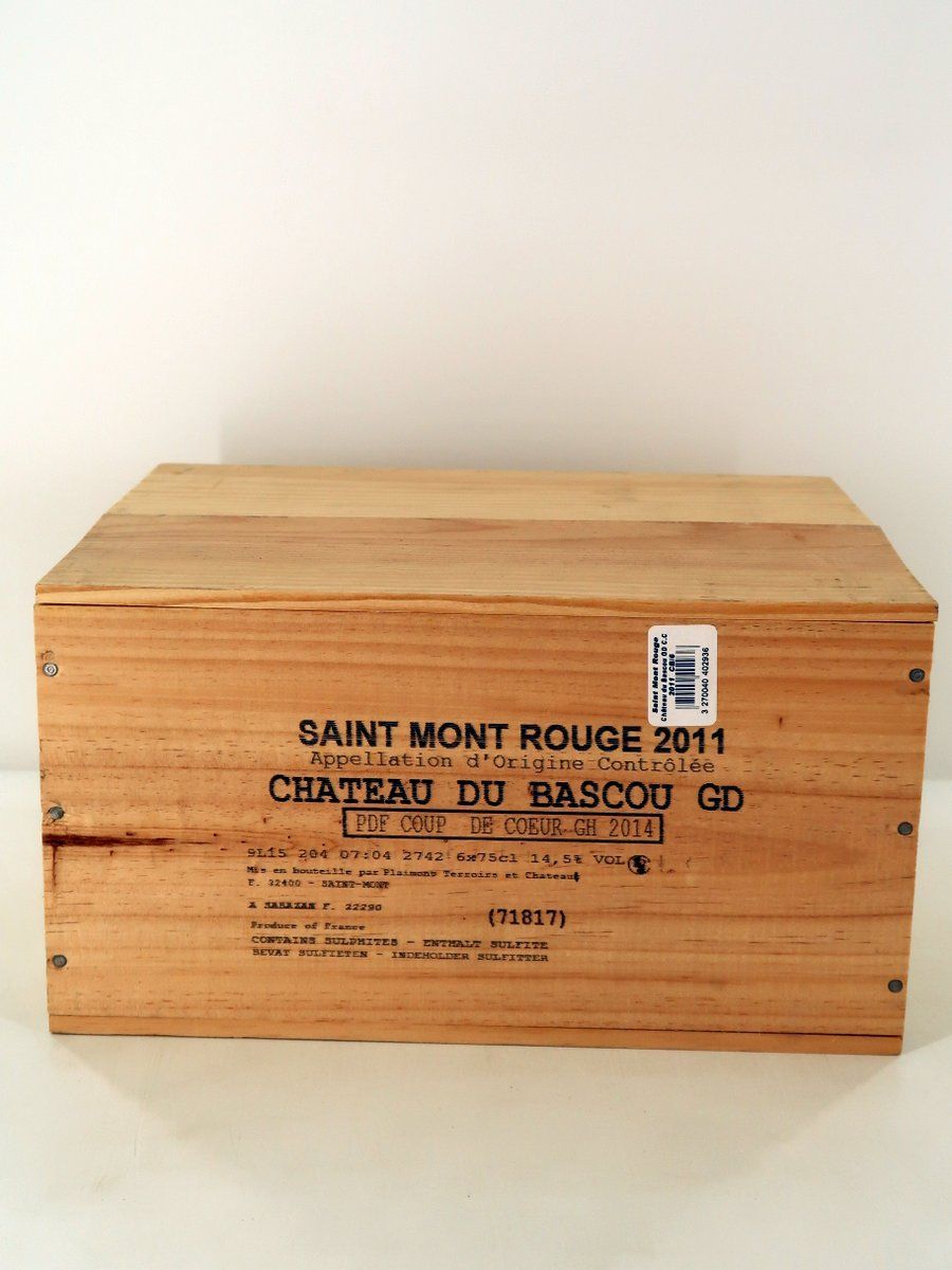 2011 Saint Mont Rouge Chateau du Bascou