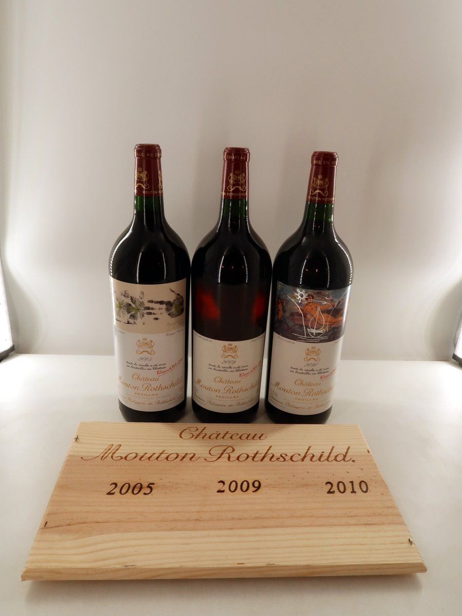 OHK3 aus 2005 2009 2010 Chateau Mouton Rothschild 1er Grand Cru Pauillac