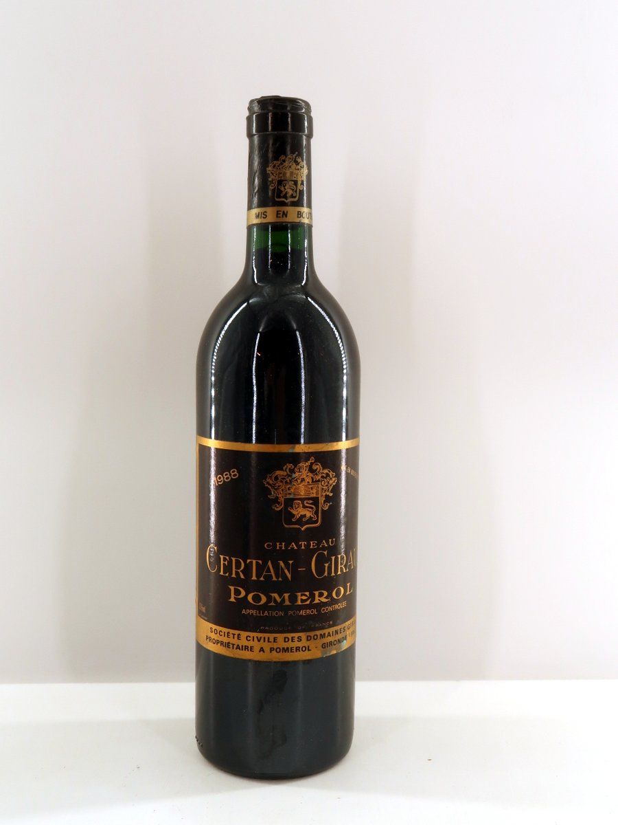 1988 Chateau Certan Giraud Pomerol
