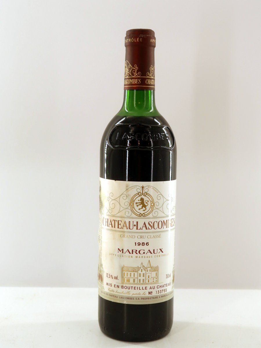 1986 Chateau Lascombes Grand Cru Classe Margaux