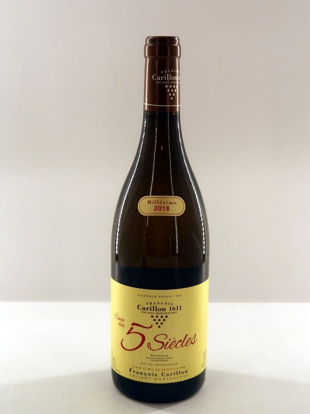 2018 Chardonnay Cuvee des 5 Siecles Francois Carillon