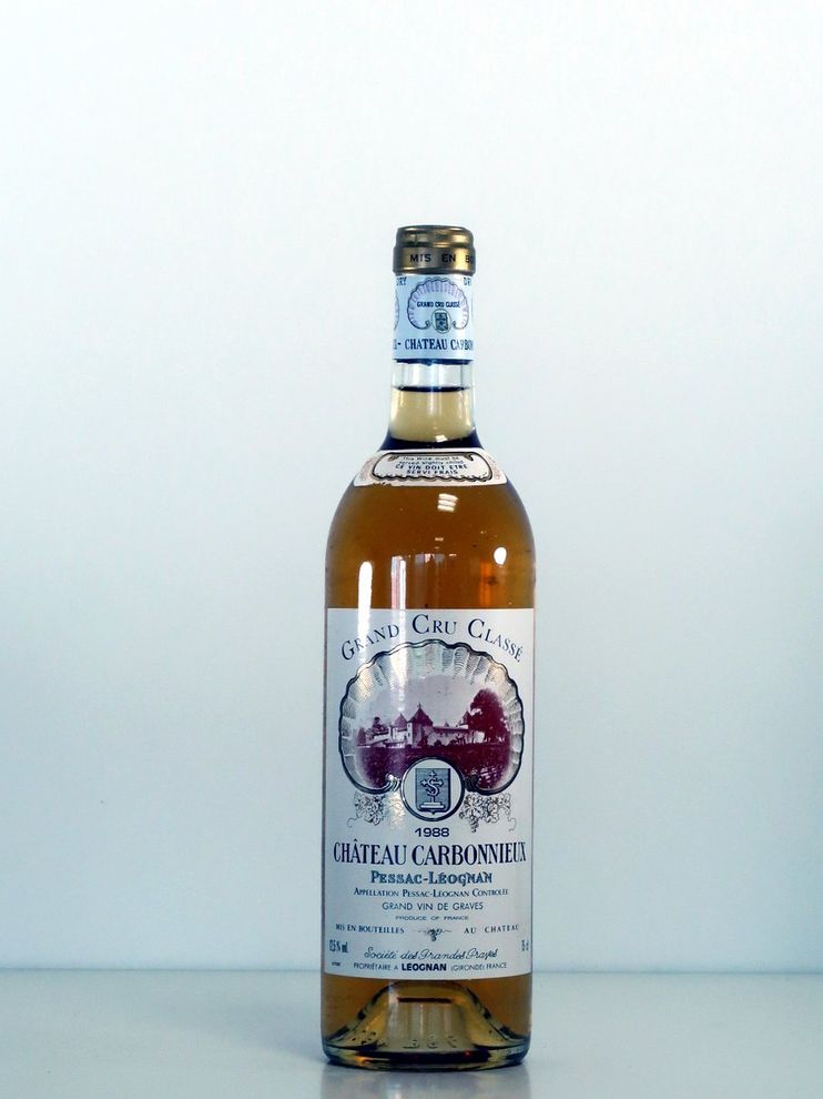 1988 Chateau Carbonnieux Blanc Grand Cru Classe Pessac Leognan