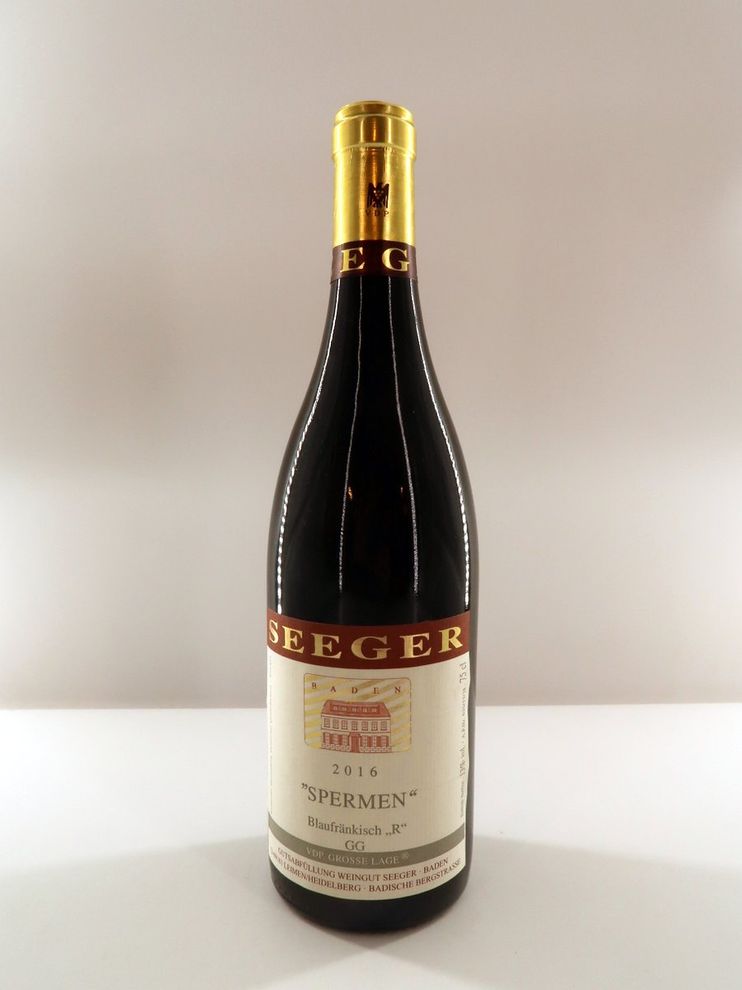 2016 Spermen R Spätburgunder GG Seeger